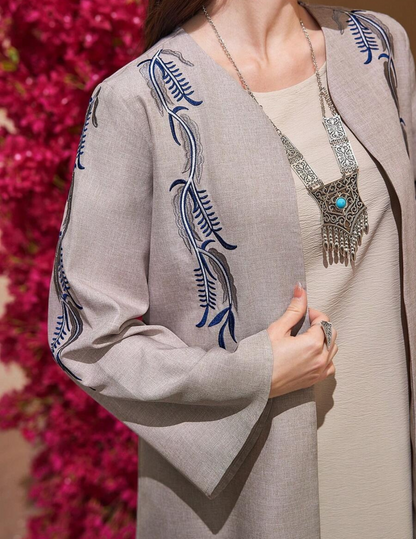 Abaya Casual à Broderie - Soraya