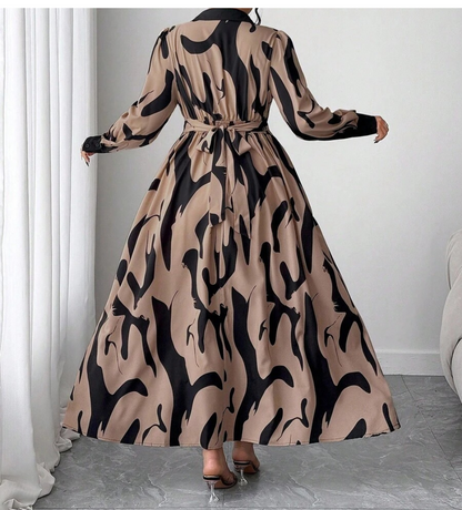 Robe Maxi Abstraite - Dana