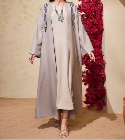 Abaya Casual à Broderie - Soraya