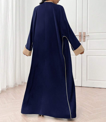 Abaya à Broderie Florale – Maya